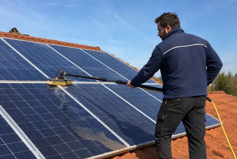 Nettoyage et entretien de panneaux solaires à Galargues
