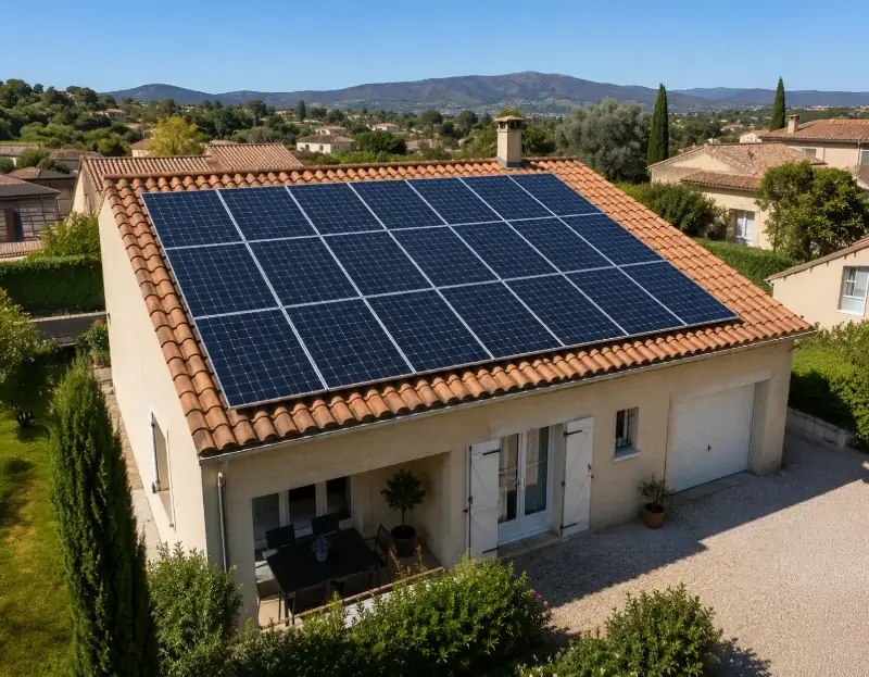 Prime à l'autoconsommation panneaux solaires Galargues — aide financière de l'État